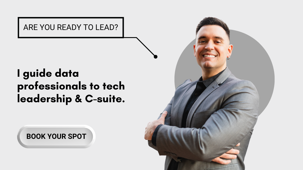 leadership mentor coach for data professionals