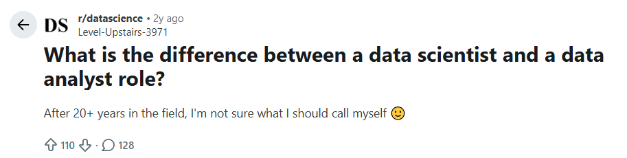 data analyst vs data scientist