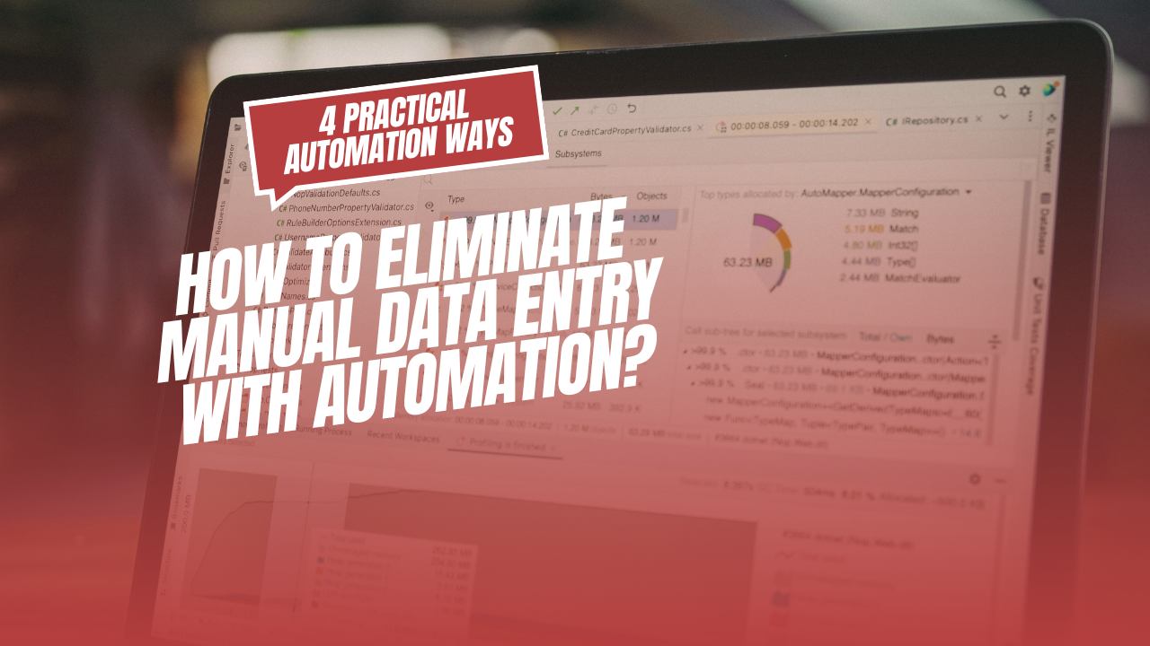 Data entry problems & solution: fix with automation